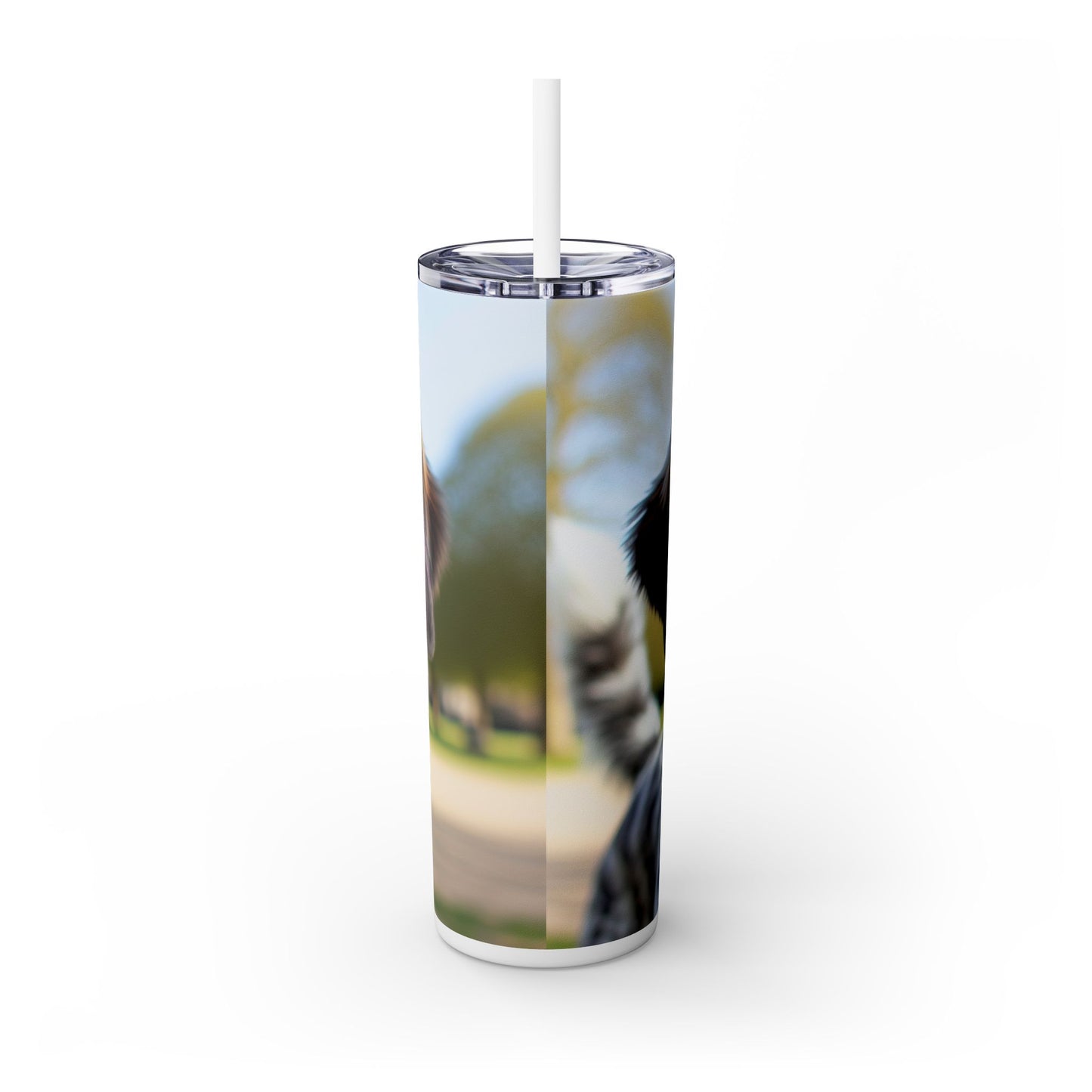 Braque Francais Pyrenean Tumbler with Straw, 20oz