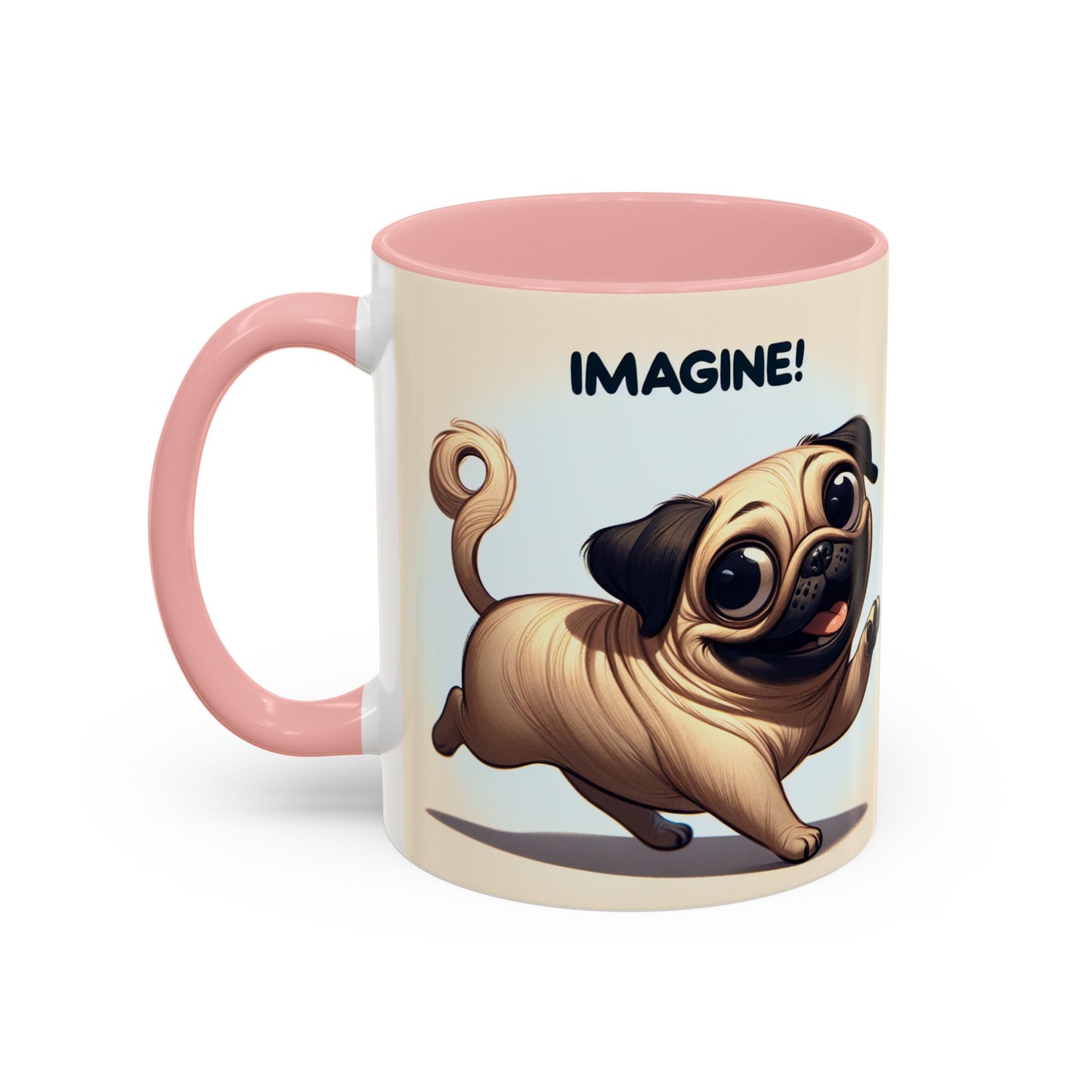 Pug Accent Coffee Mug - Perfect Gift for Dog Lovers
