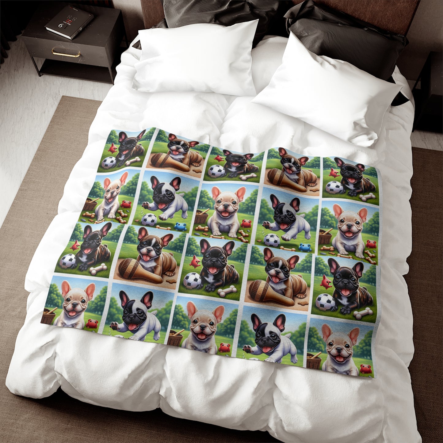 French Bulldog Sweatshirt Blanket