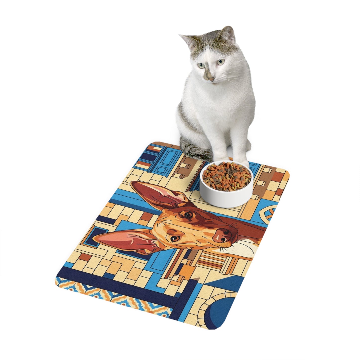 Pet Food Mat (12x18) - Pharaoh Hound