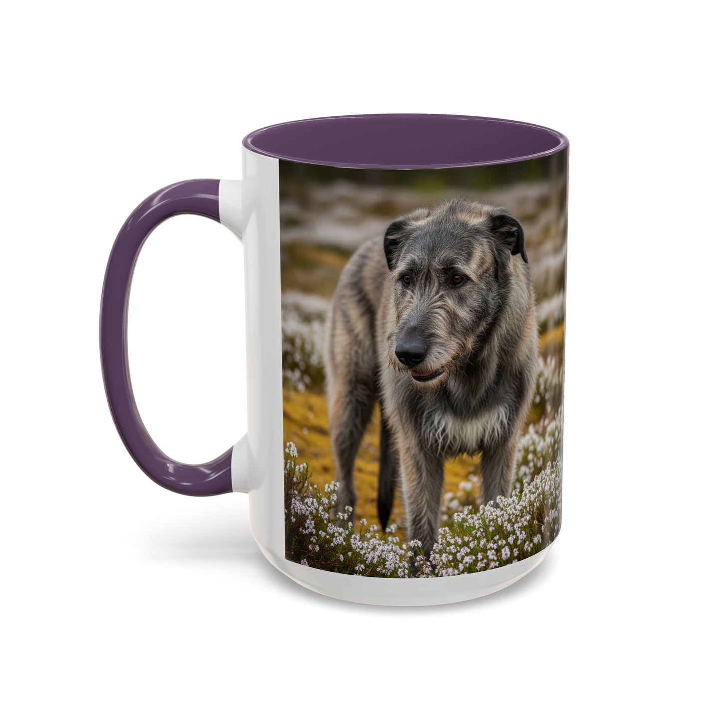 Irish Wolfhound Accent Coffee Mug - Perfect Gift for Dog Lovers