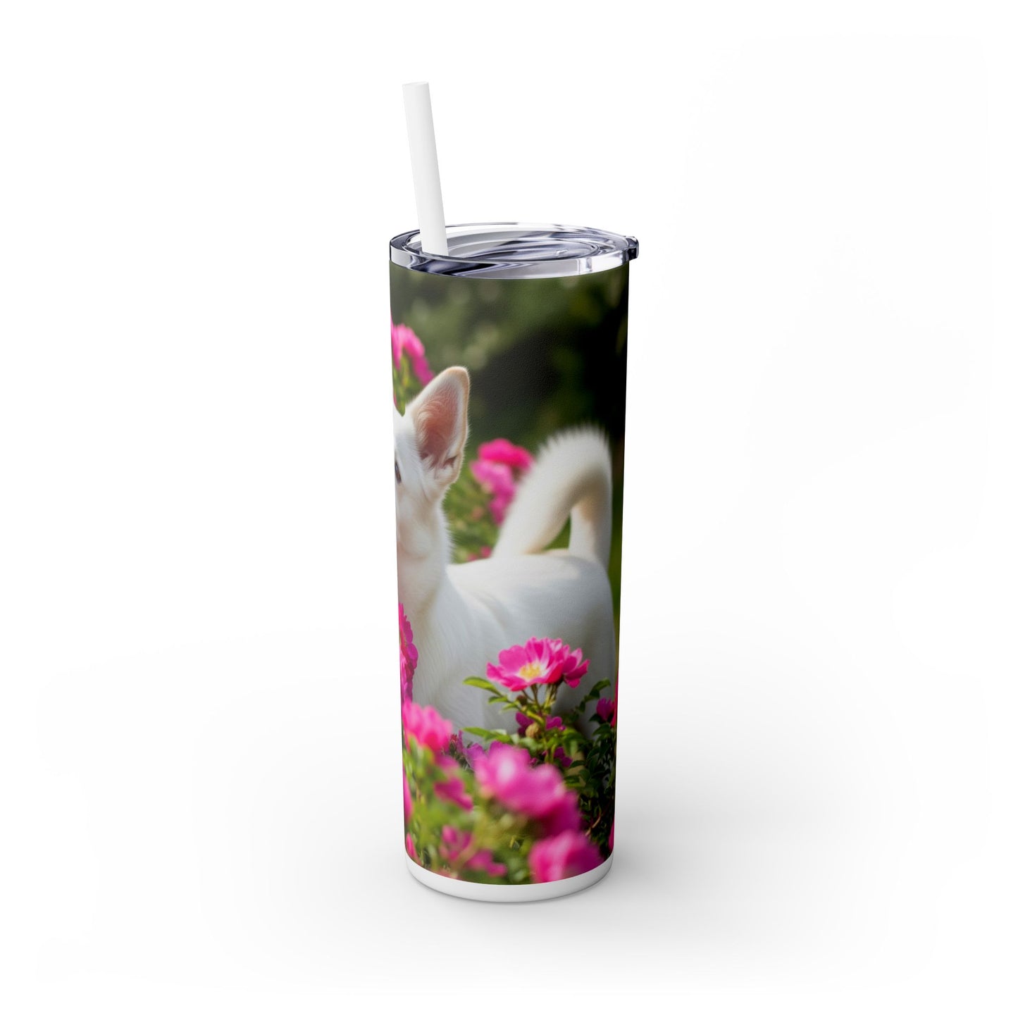 Norrbottenspets Skinny Tumbler with Straw, 20oz
