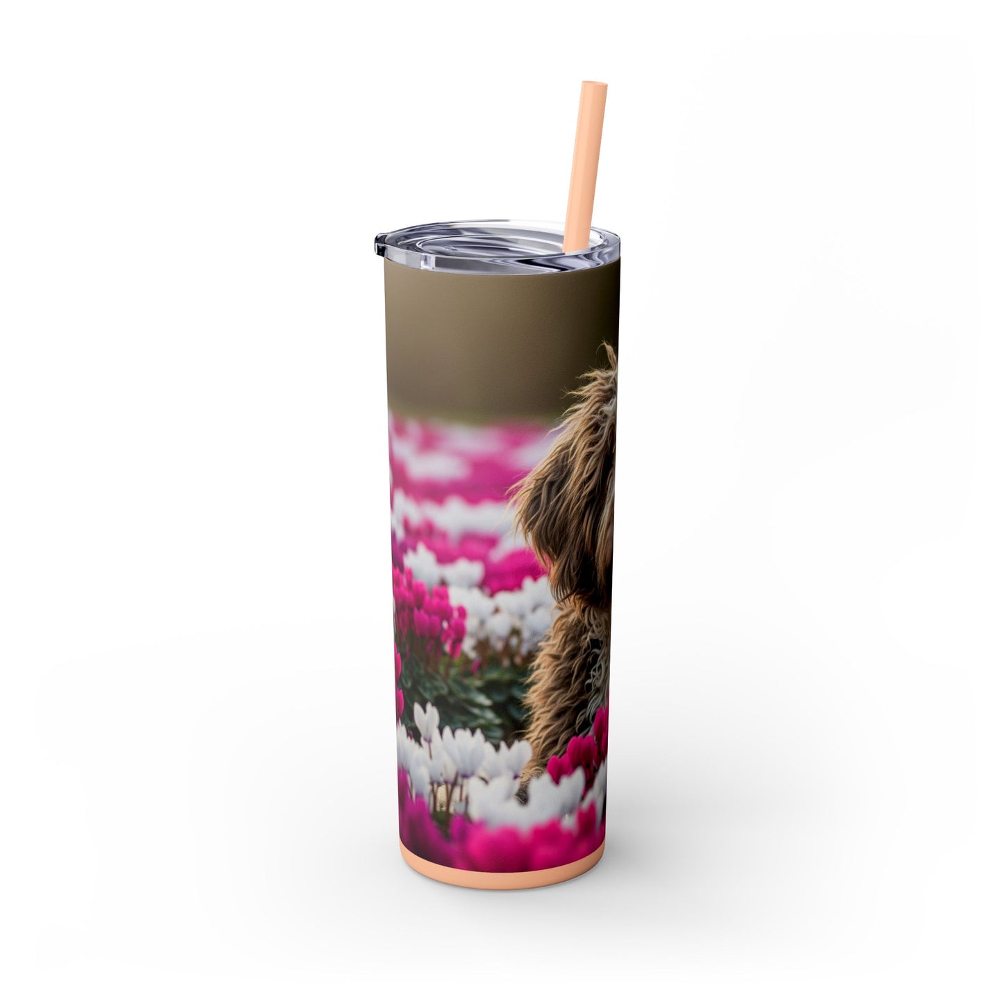 Bergamasco Sheepdog Tumbler with Straw, 20oz