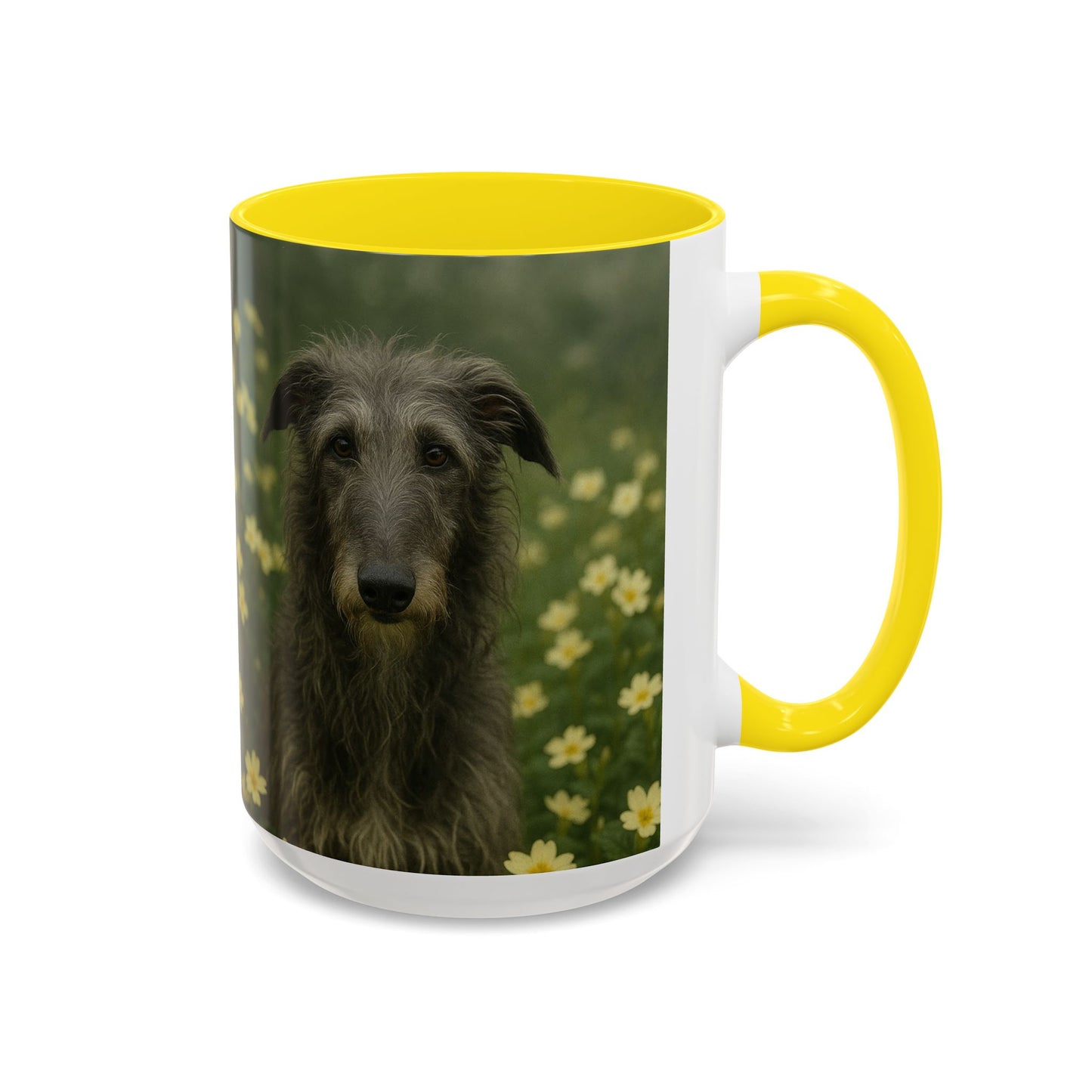 Scottish Deerhound Accent Coffee Mug - Perfect Gift for Dog Lovers