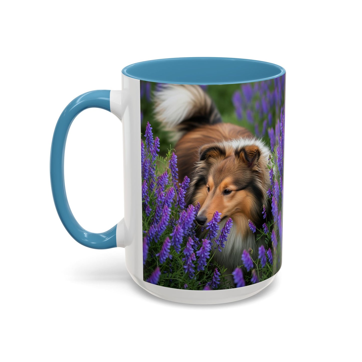 Shetland Sheepdog Accent Coffee Mug - Perfect Gift for Dog Lovers