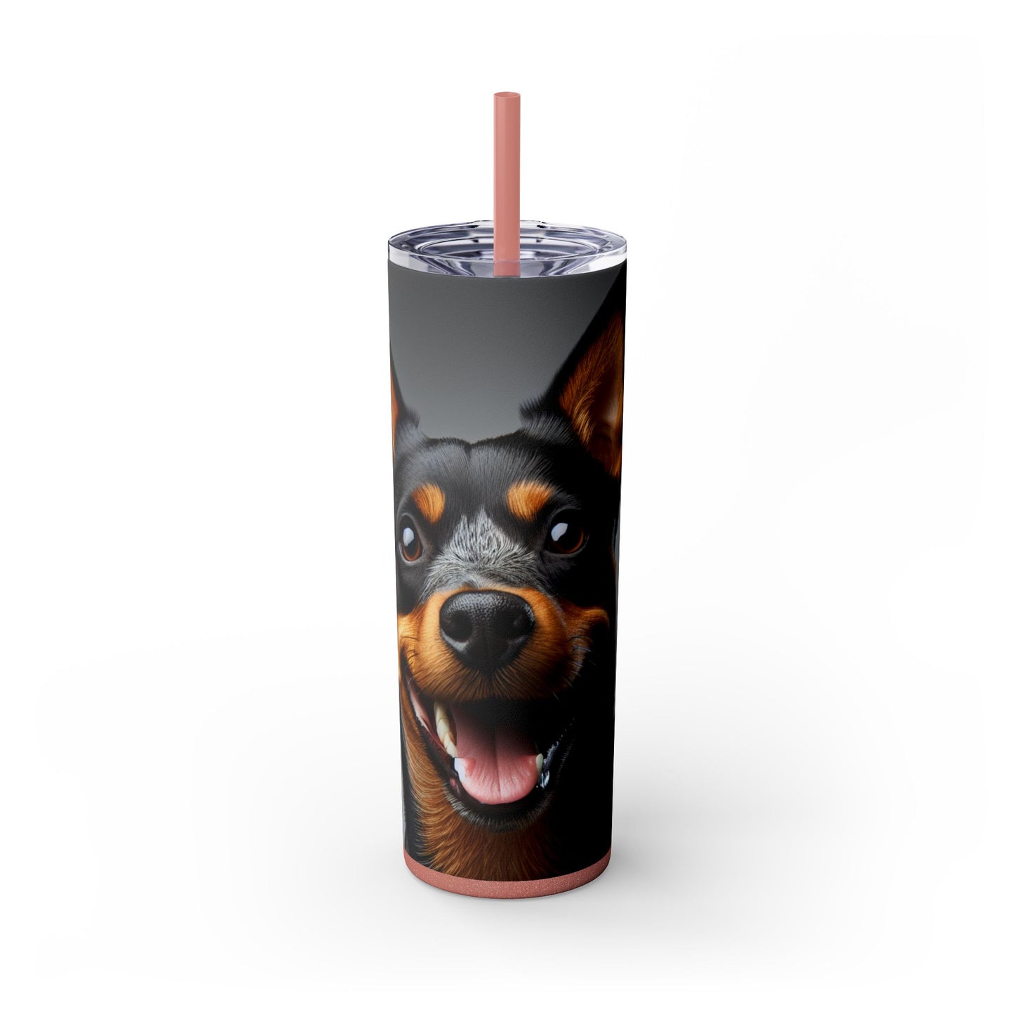 Lancashire Heeler Tumbler with Straw, 20oz