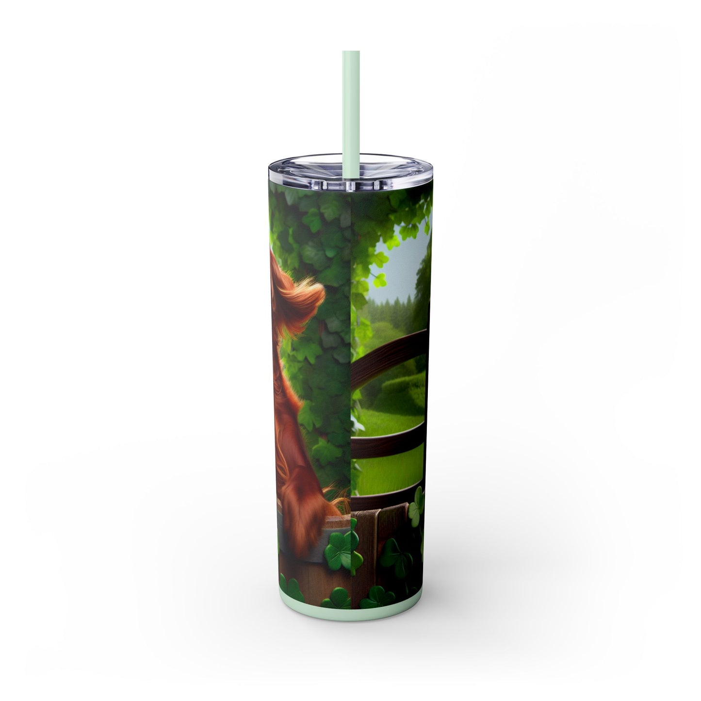 Irish Setter Tumbler with Straw, 20oz