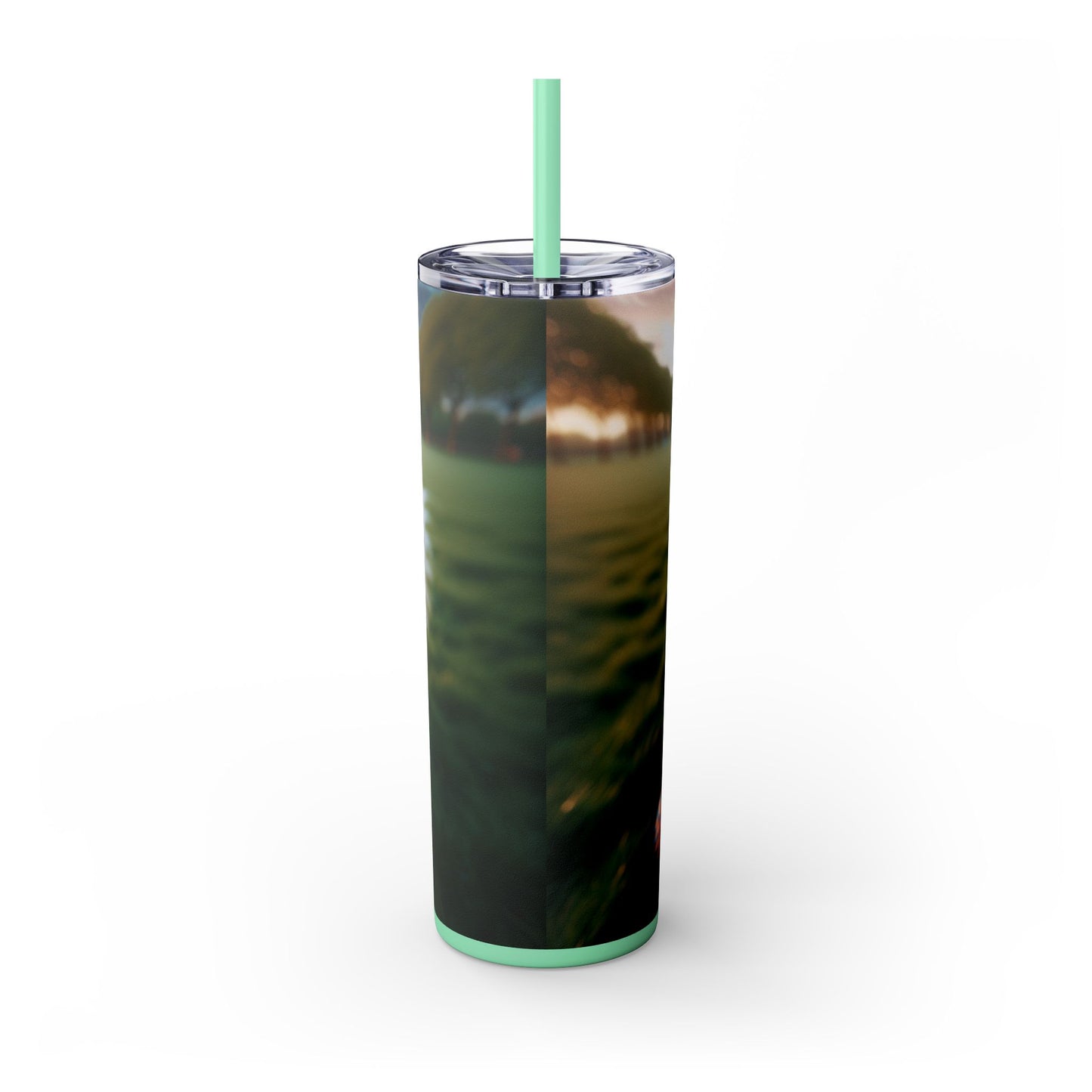 Brittany Dog Tumbler with Straw, 20oz