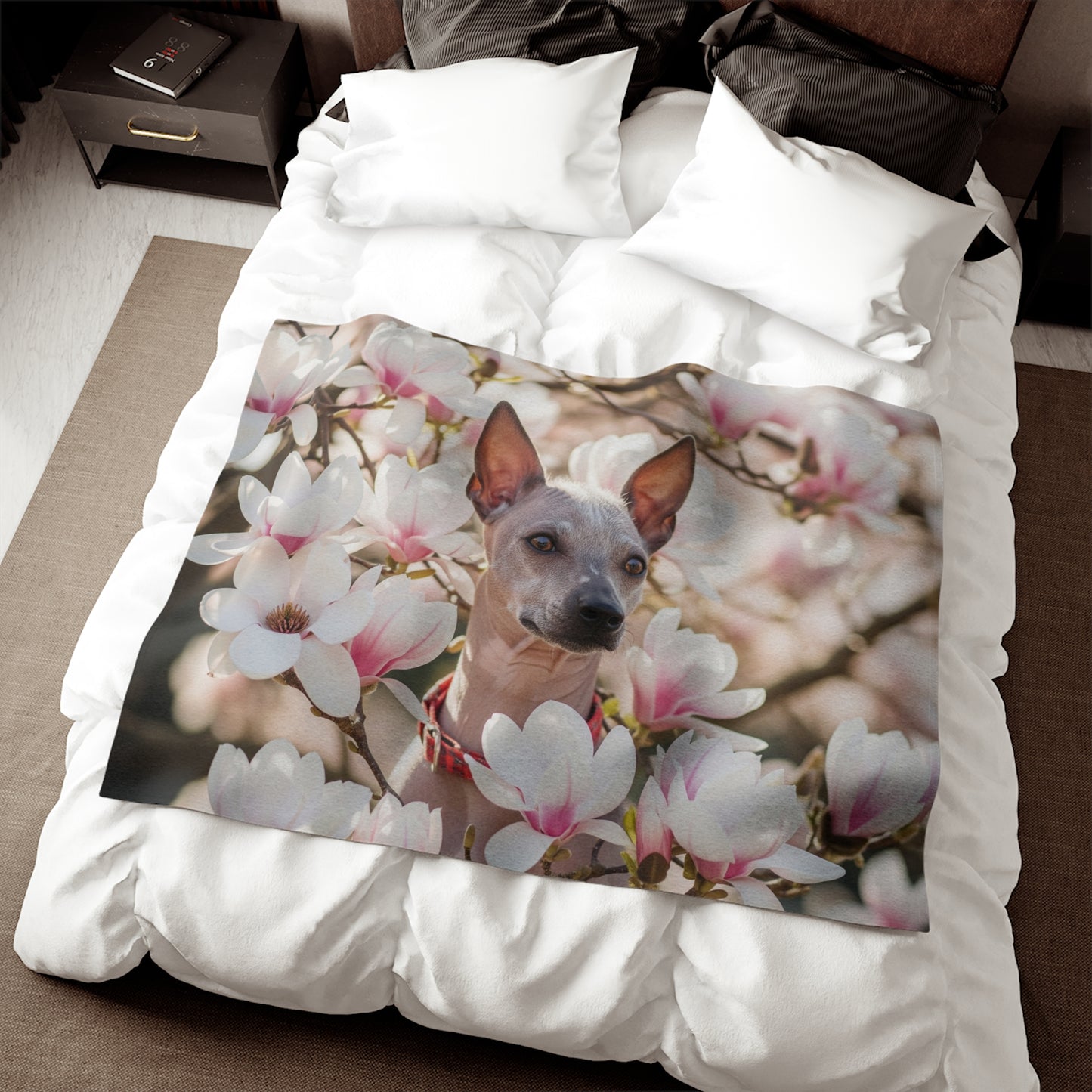 American Hairless Terrier Sweatshirt Blanket