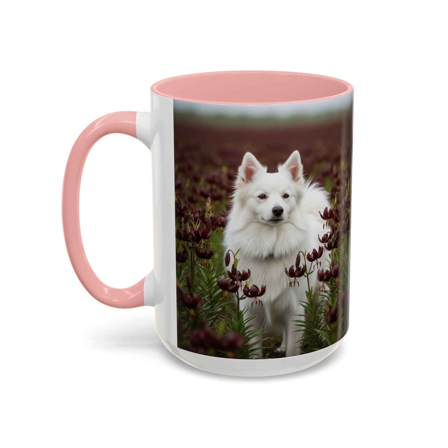 American Eskimo Dog Accent Coffee Mug - Perfect Gift for Dog Lovers