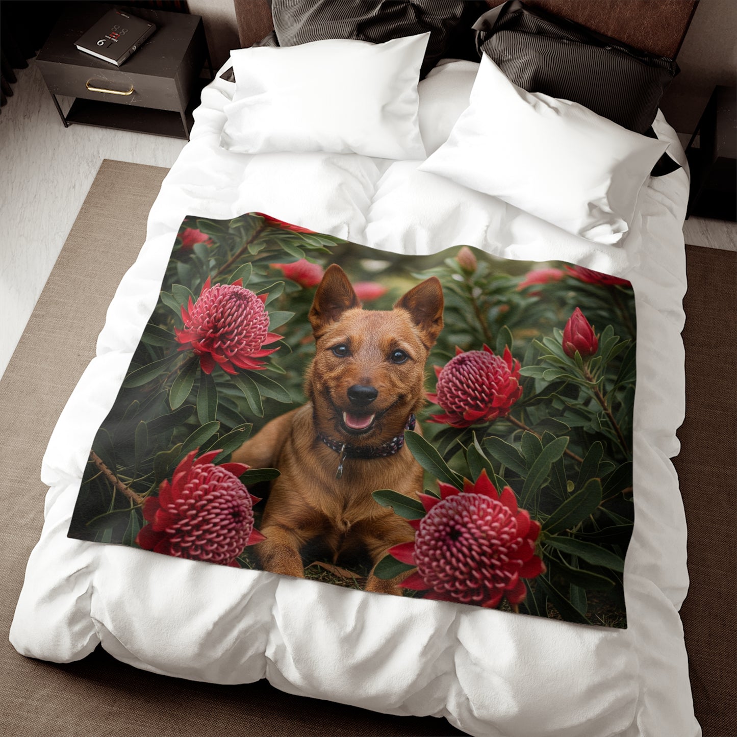 Australian Terrier Sweatshirt Blanket