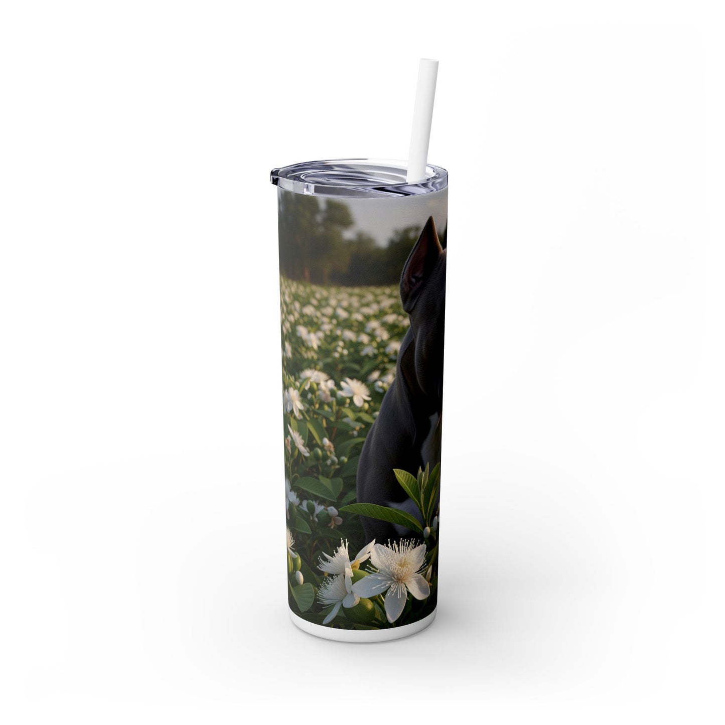 Bully Kutta Skinny Tumbler with Straw, 20oz