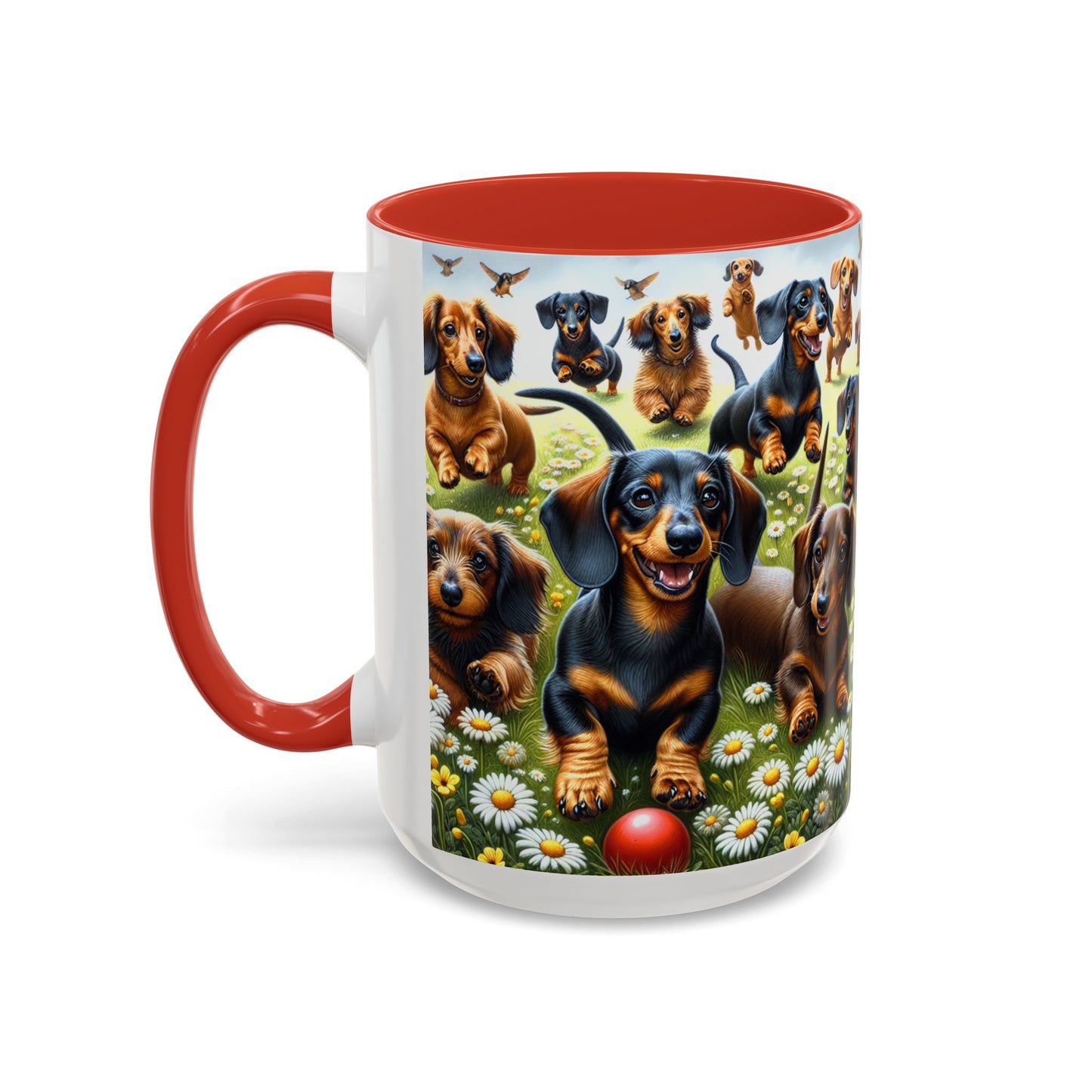 Dachshund Accent Coffee Mug - Perfect Gift for Dog Lovers