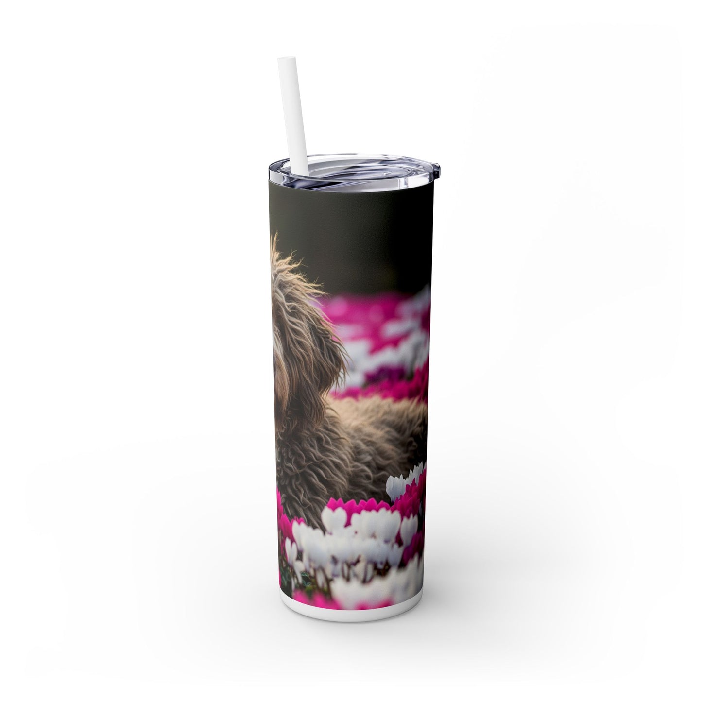 Bergamasco Sheepdog Tumbler with Straw, 20oz