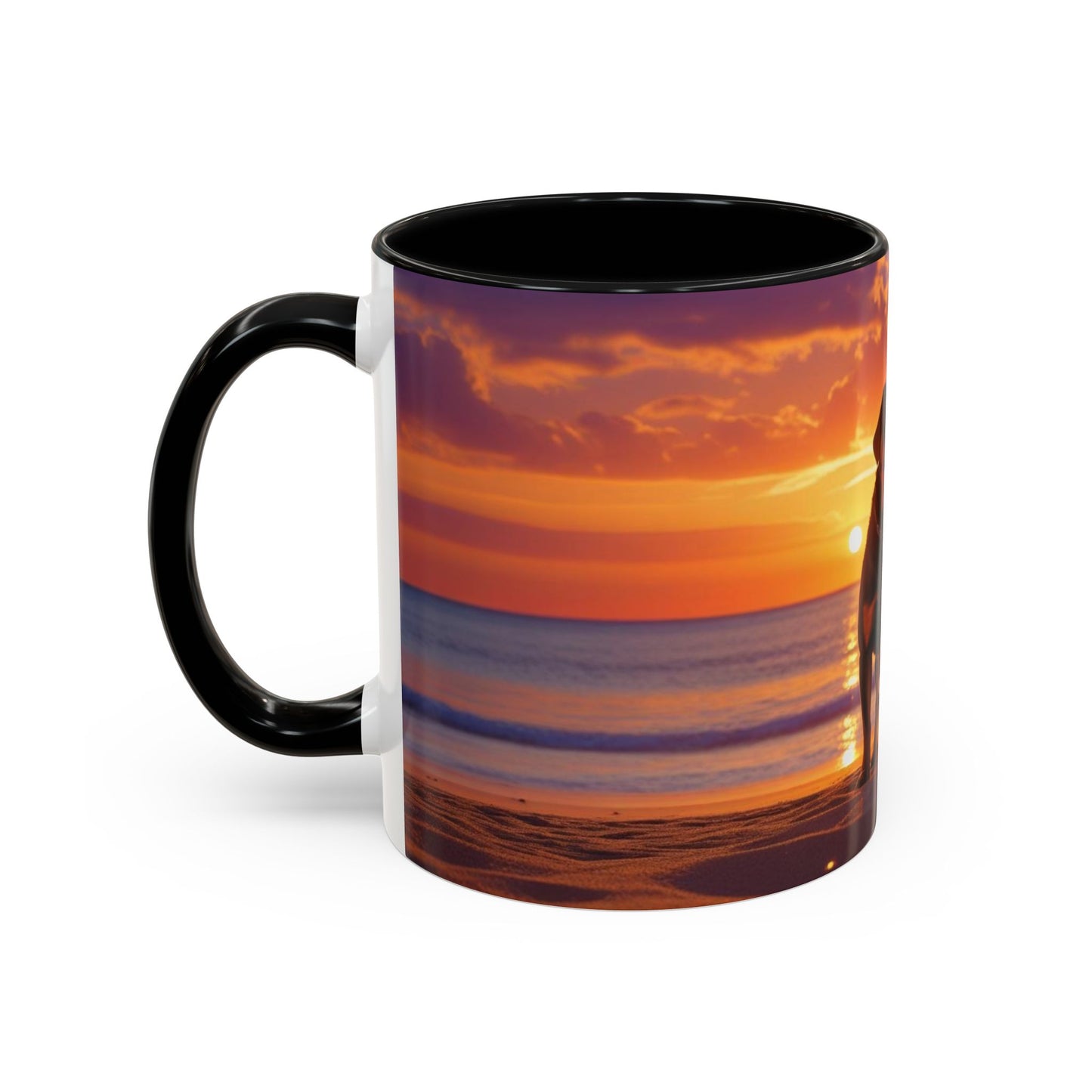 Rottweiler Love Accent Coffee Mug - Perfect Gift for Dog Lovers