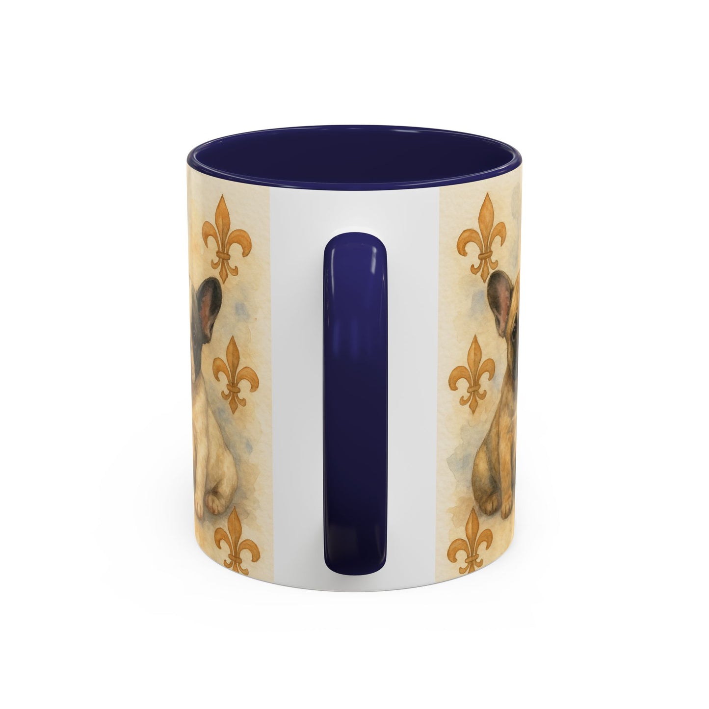 French Bulldog puppies Accent Coffee Mug - Perfect Gift for Dog Lovers