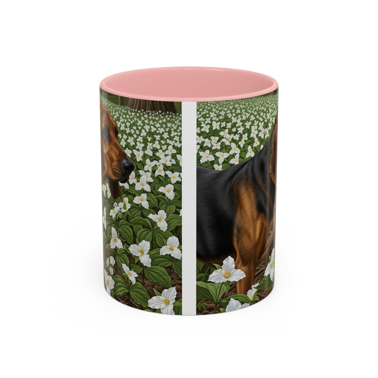 Treeing Walker Coonhound Accent Coffee Mug - Perfect Gift for Dog Lovers