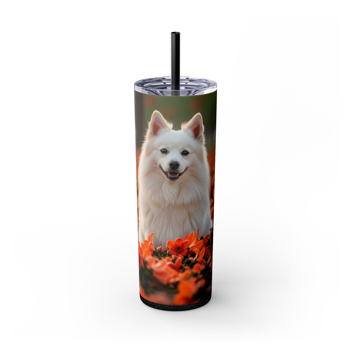 Indian Spitz Tumbler with Straw, 20oz