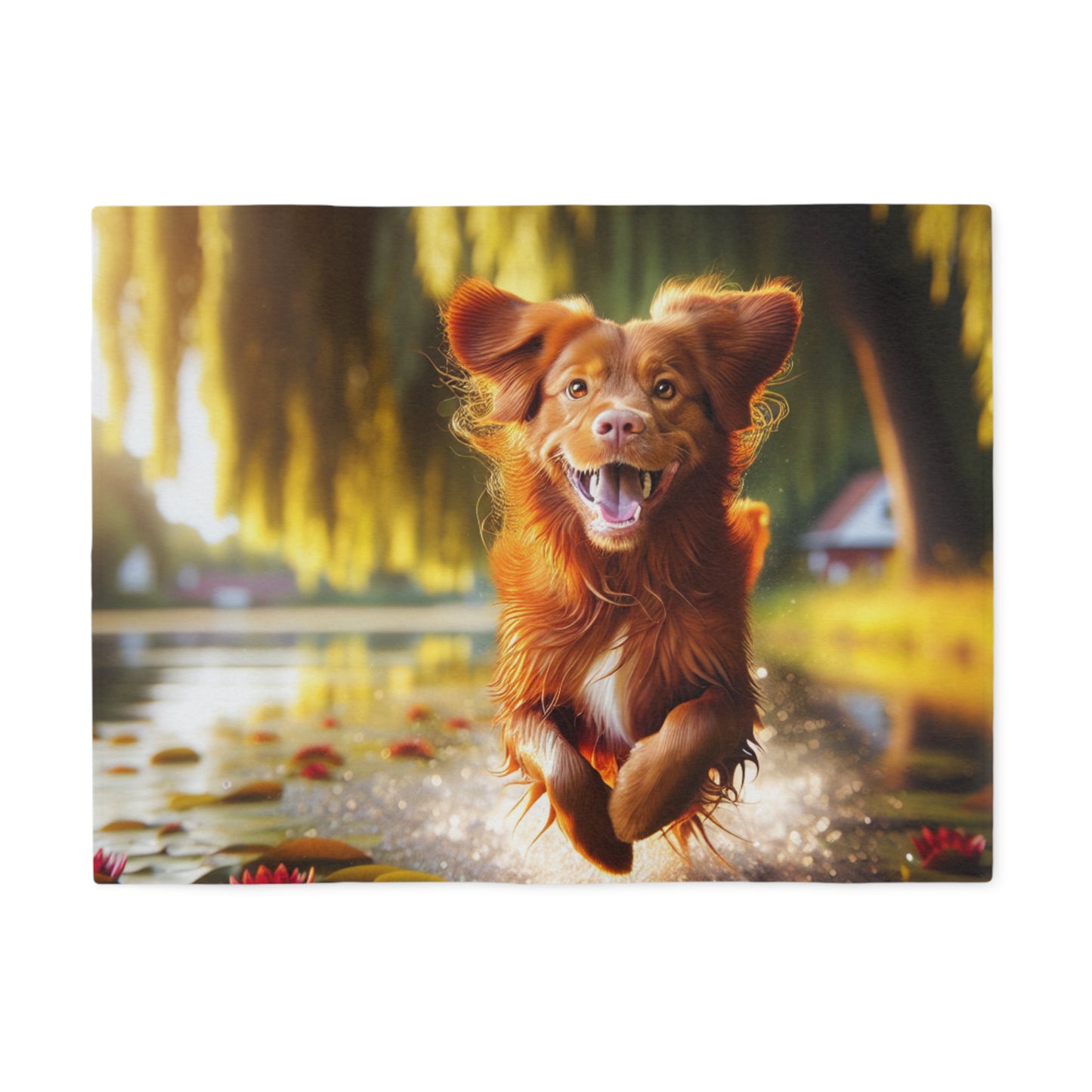Nova Scotia Duck Trolling Retriever Sweatshirt Blanket
