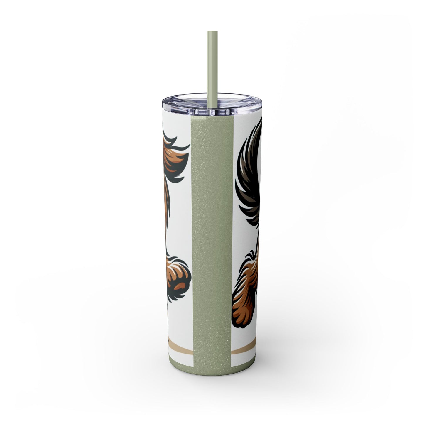 Otterhound Skinny Tumbler with Straw, 20oz