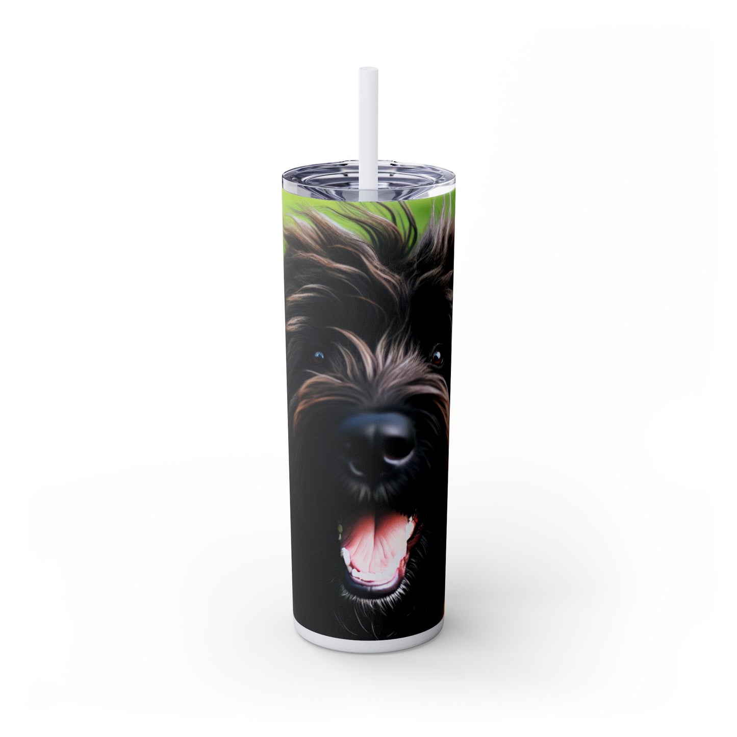 Bouvier des Ardennes Tumbler with Straw, 20oz