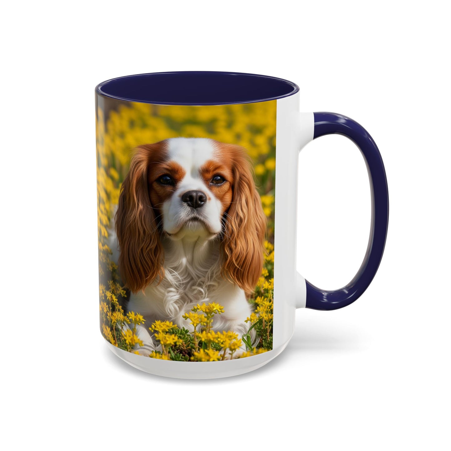 Cavalier King Charles Spaniel Accent Coffee Mug - Perfect Gift for Dog Lovers