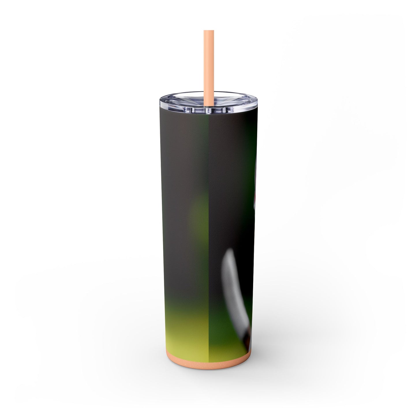 Bull Terrier Tumbler with Straw, 20oz