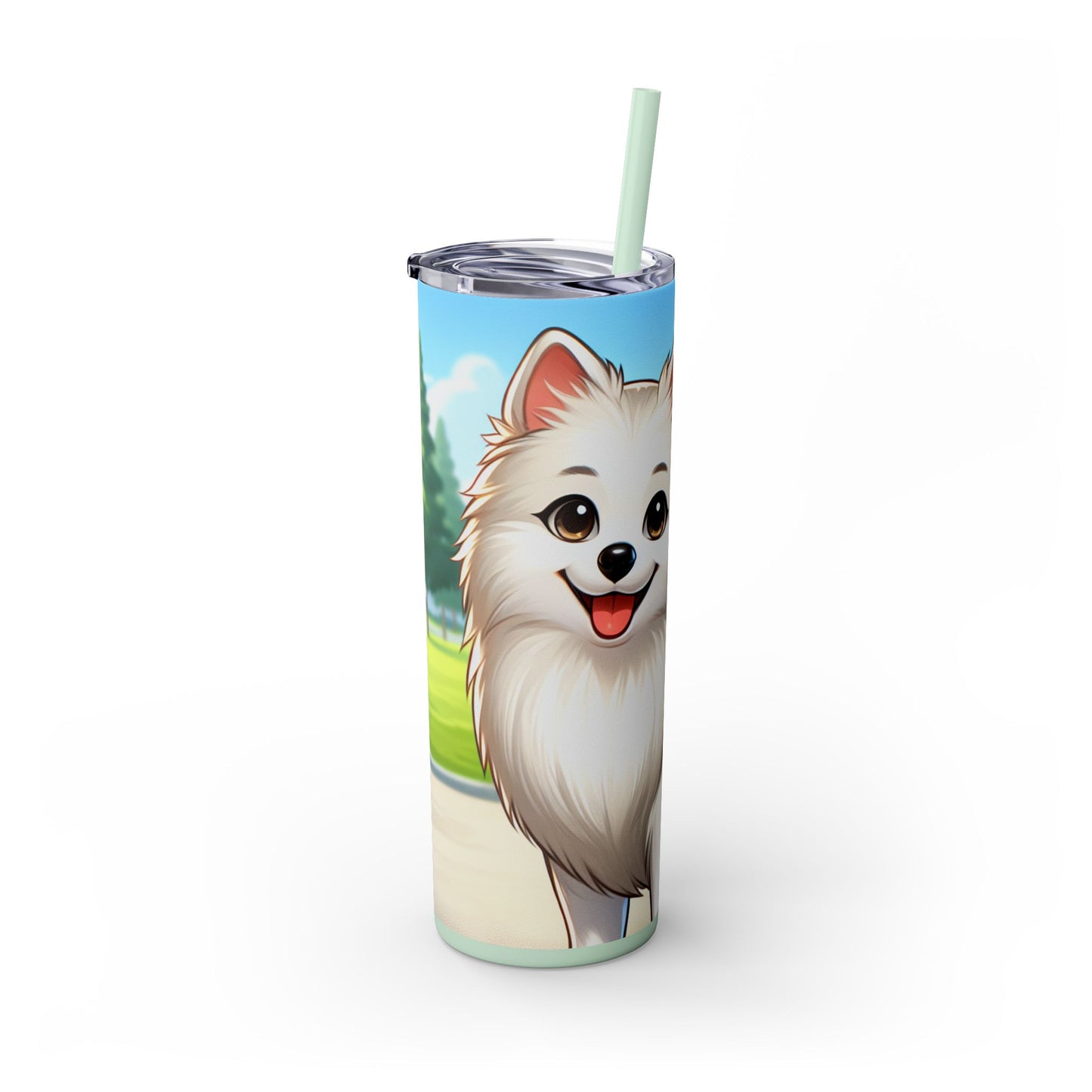 Indian Spitz Tumbler with Straw, 20oz