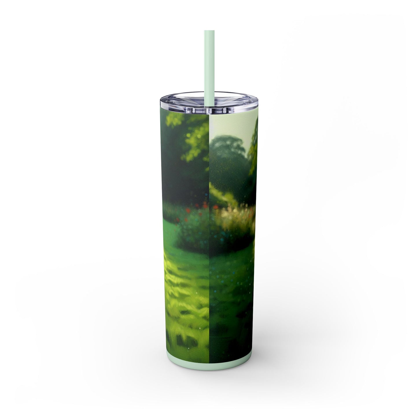Irish Wolfhound Tumbler with Straw, 20oz
