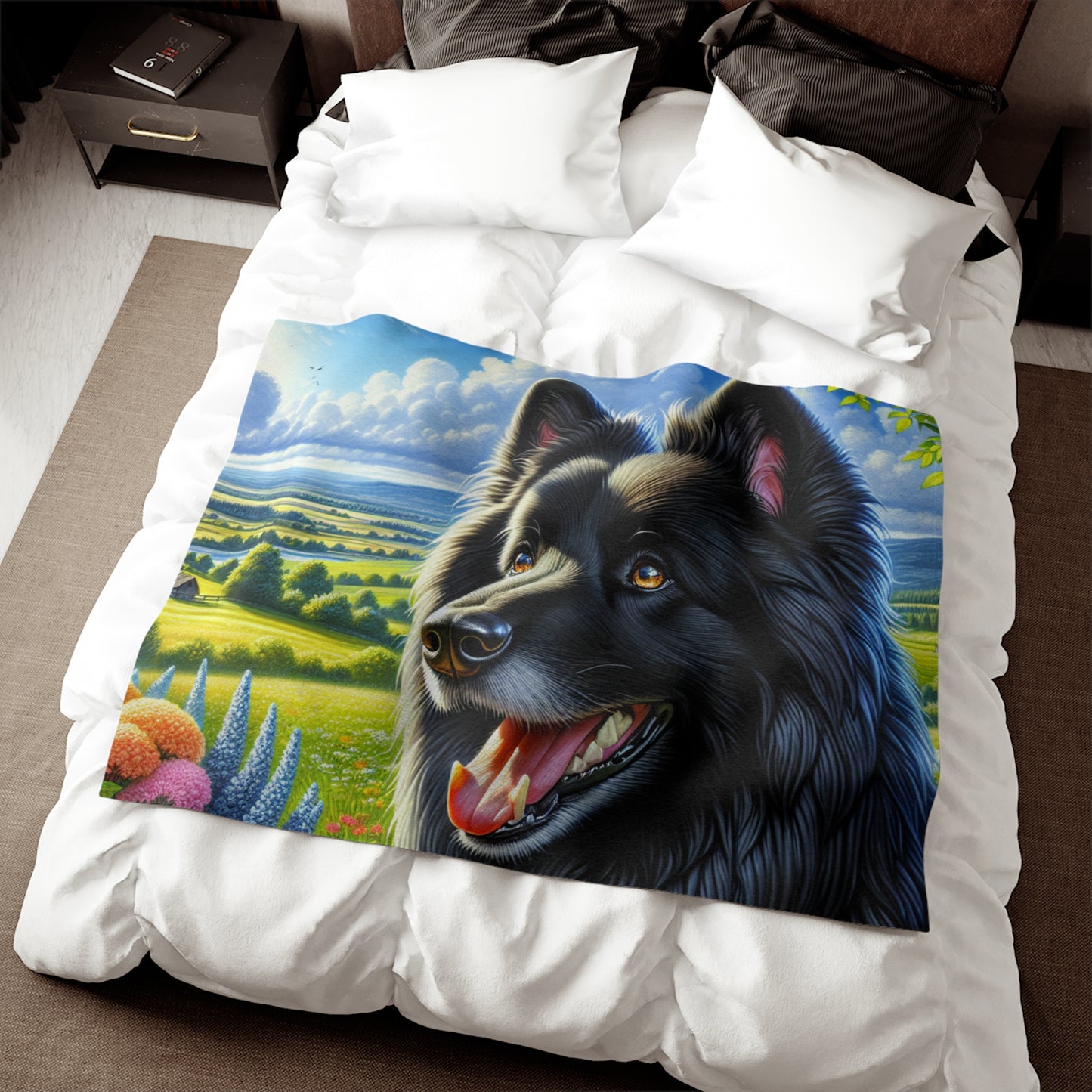 Croatian Sheepdog Sweatshirt Blanket