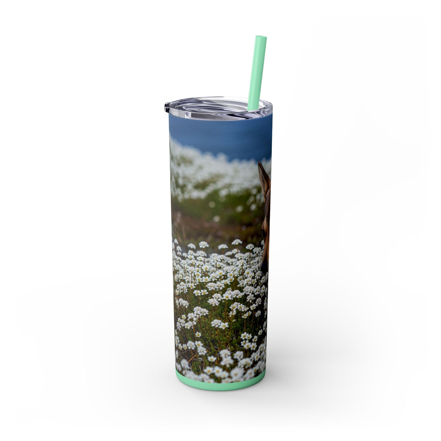 Norwegian Lundehund Tumbler with Straw, 20oz