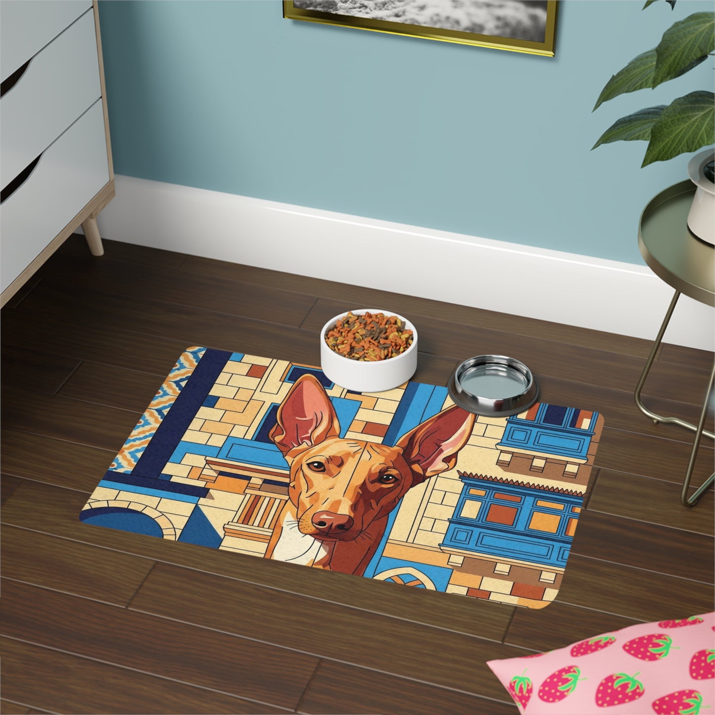 Pet Food Mat (12x18) - Pharaoh Hound