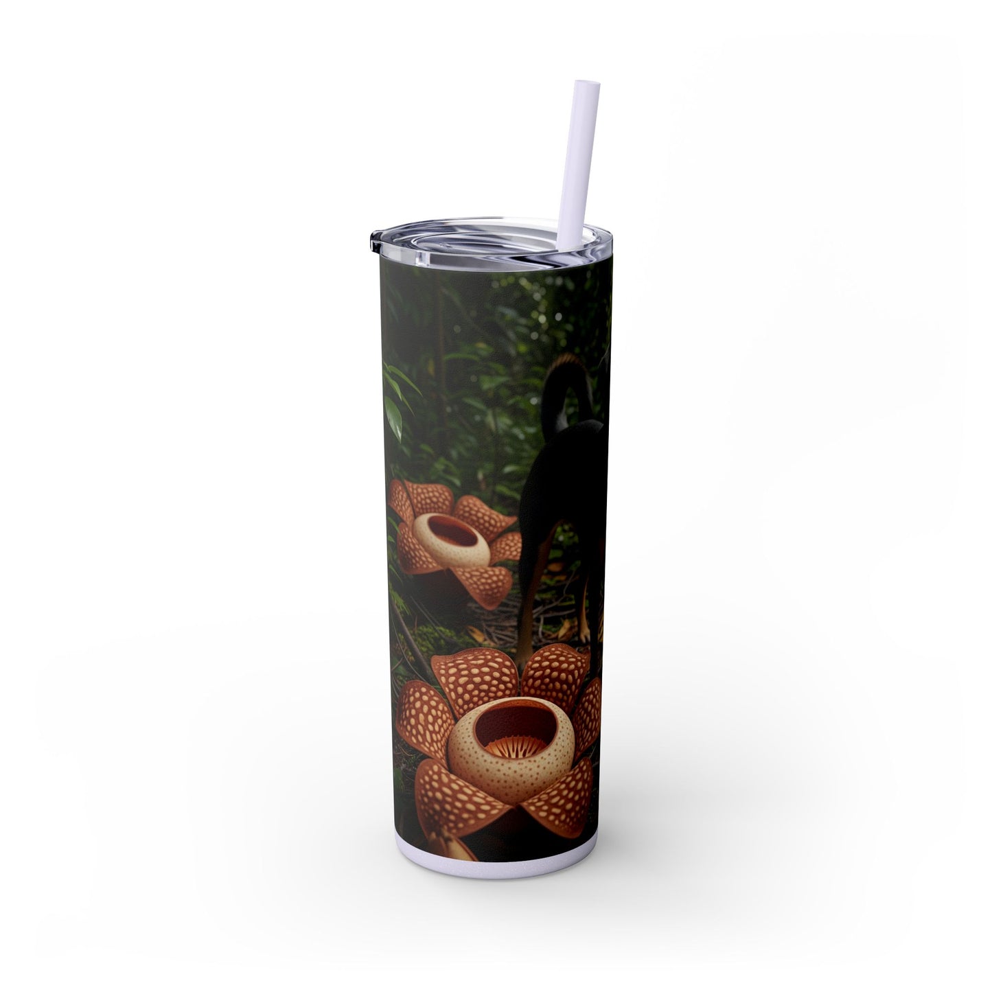 Telomian Skinny Tumbler with Straw, 20oz
