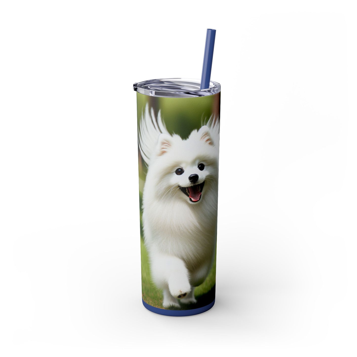 Japanese Spitz Tumbler with Straw, 20oz