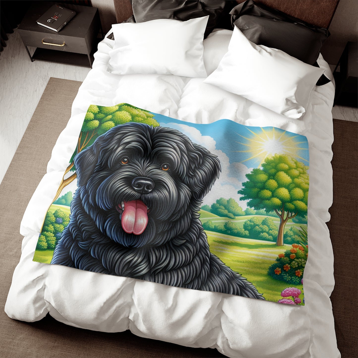 Bouvier des Flandres Sweatshirt Blanket