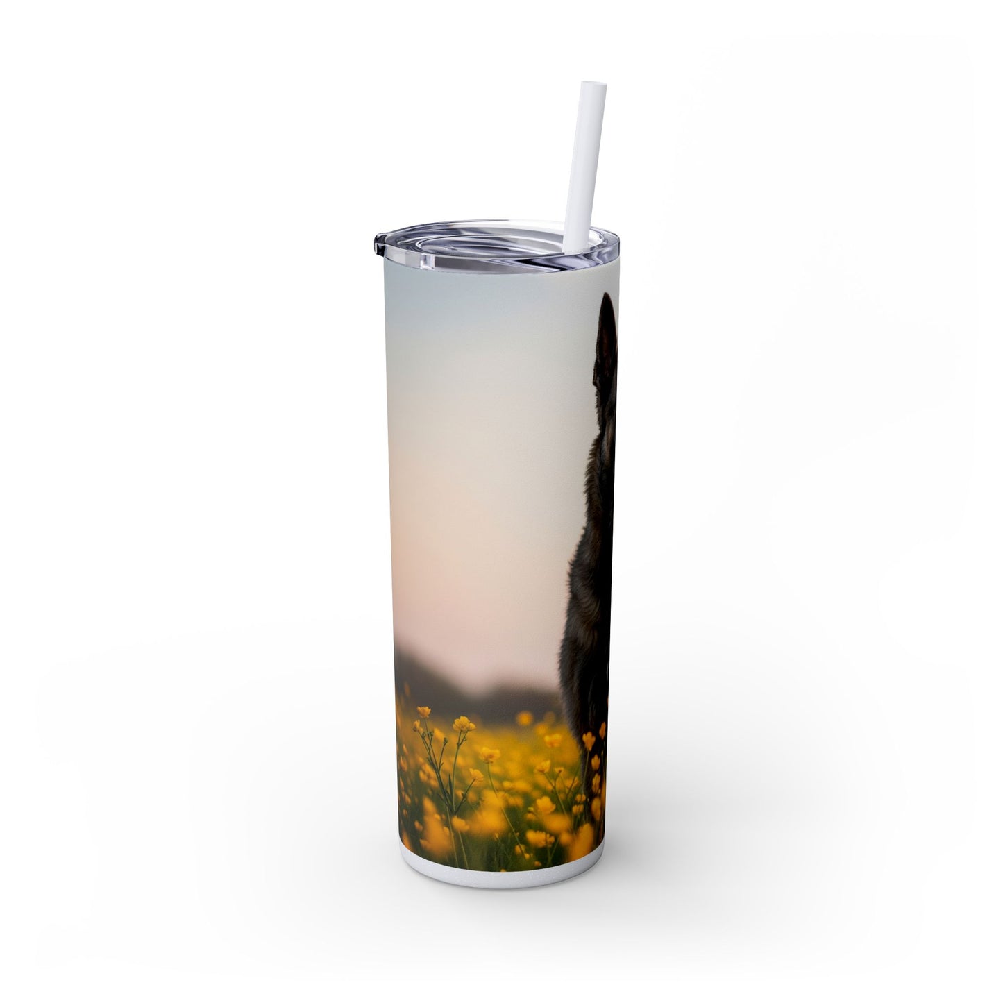 Bouvier des Flandres Tumbler with Straw, 20oz