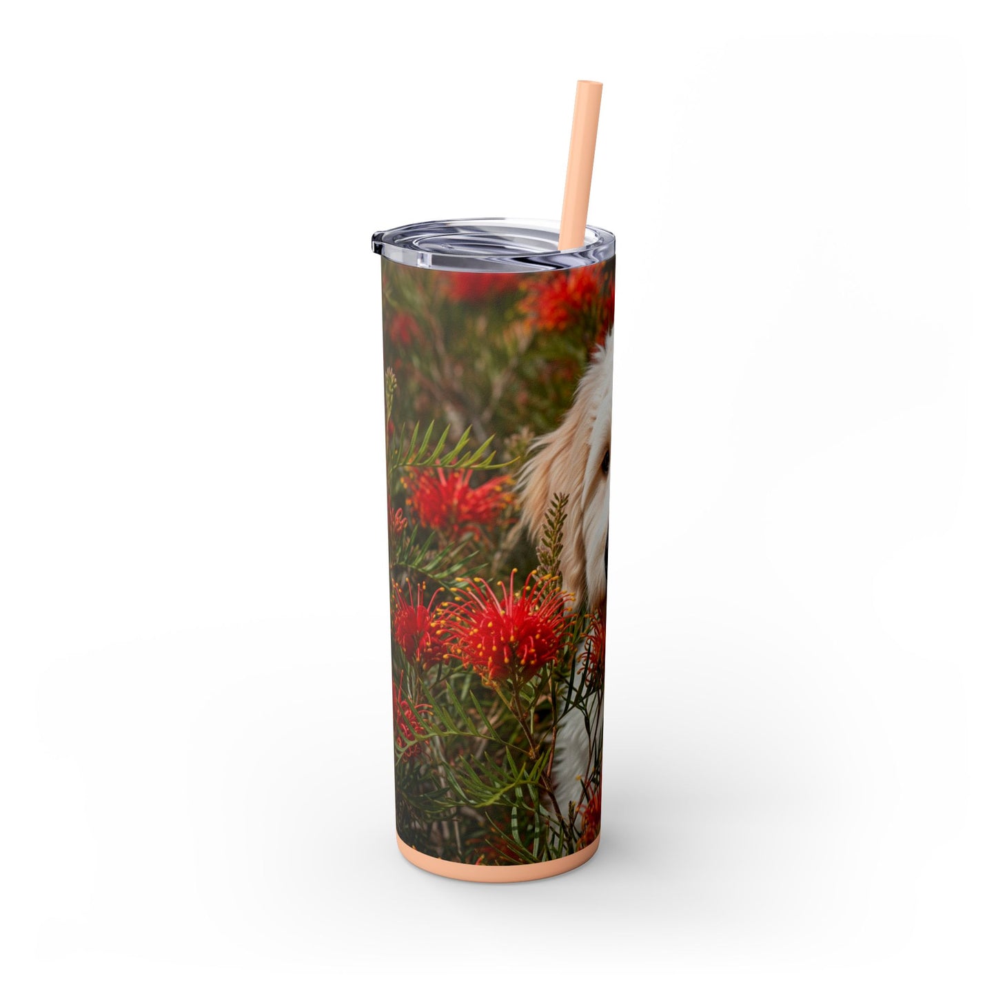 Labradoodle Tumbler with Straw, 20oz