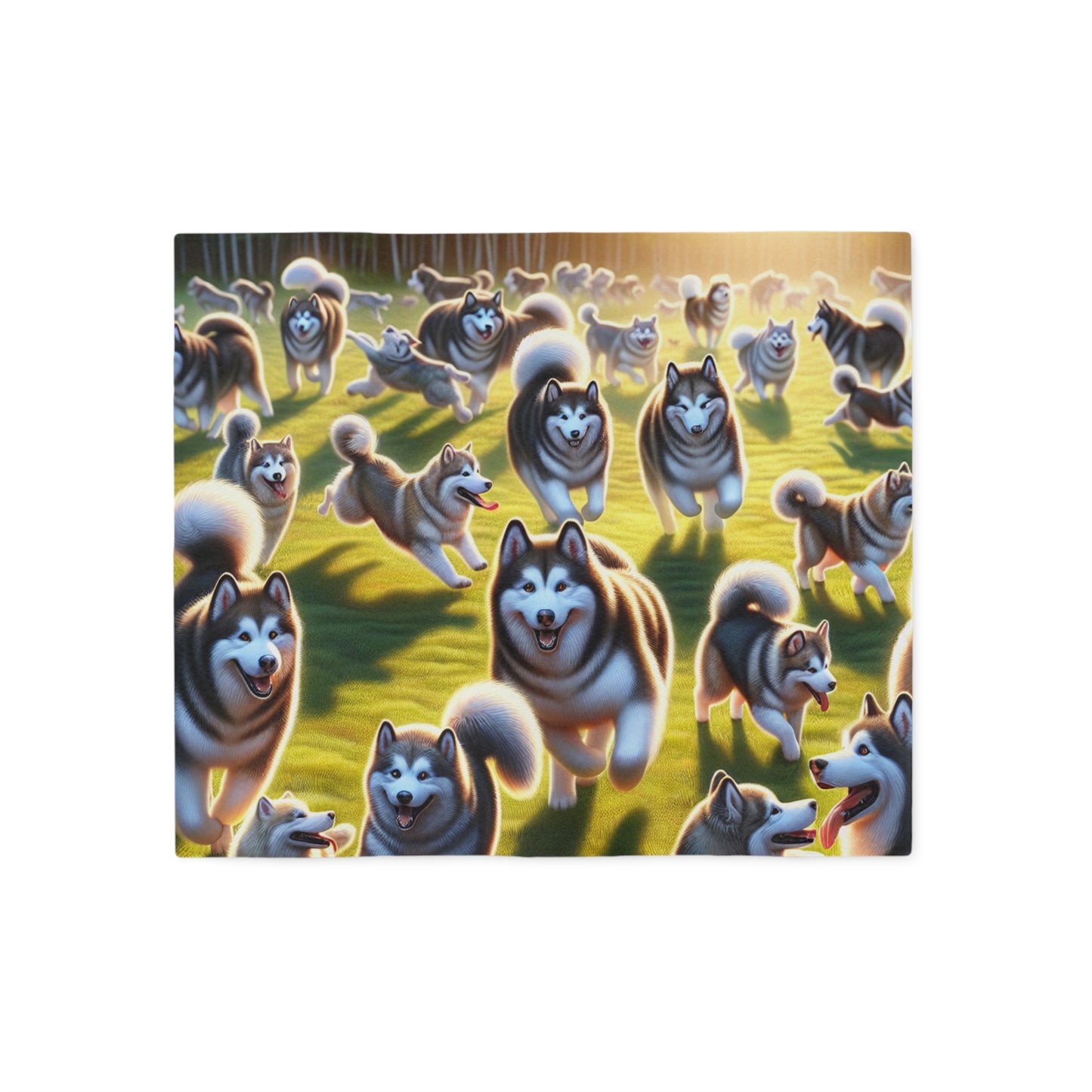 Alaskan Malamute Sweatshirt Blanket