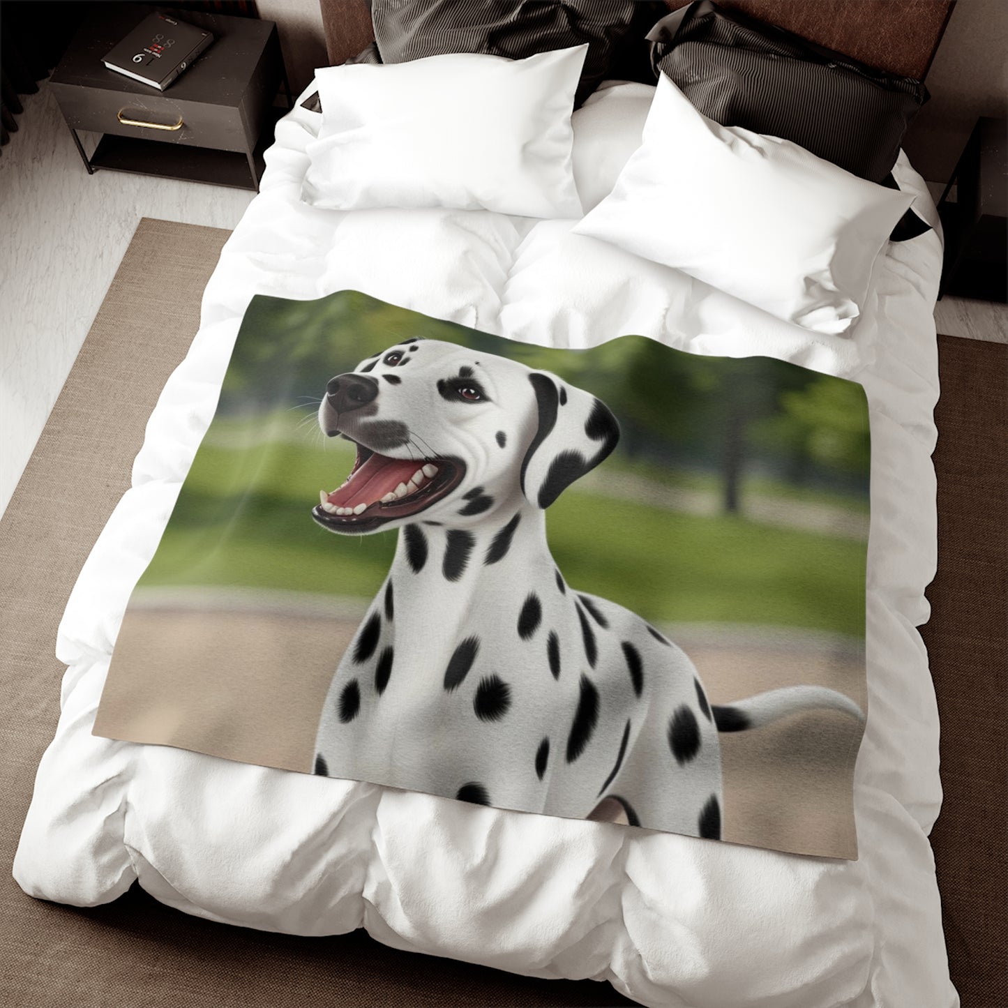 Dalmatian Sweatshirt Blanket