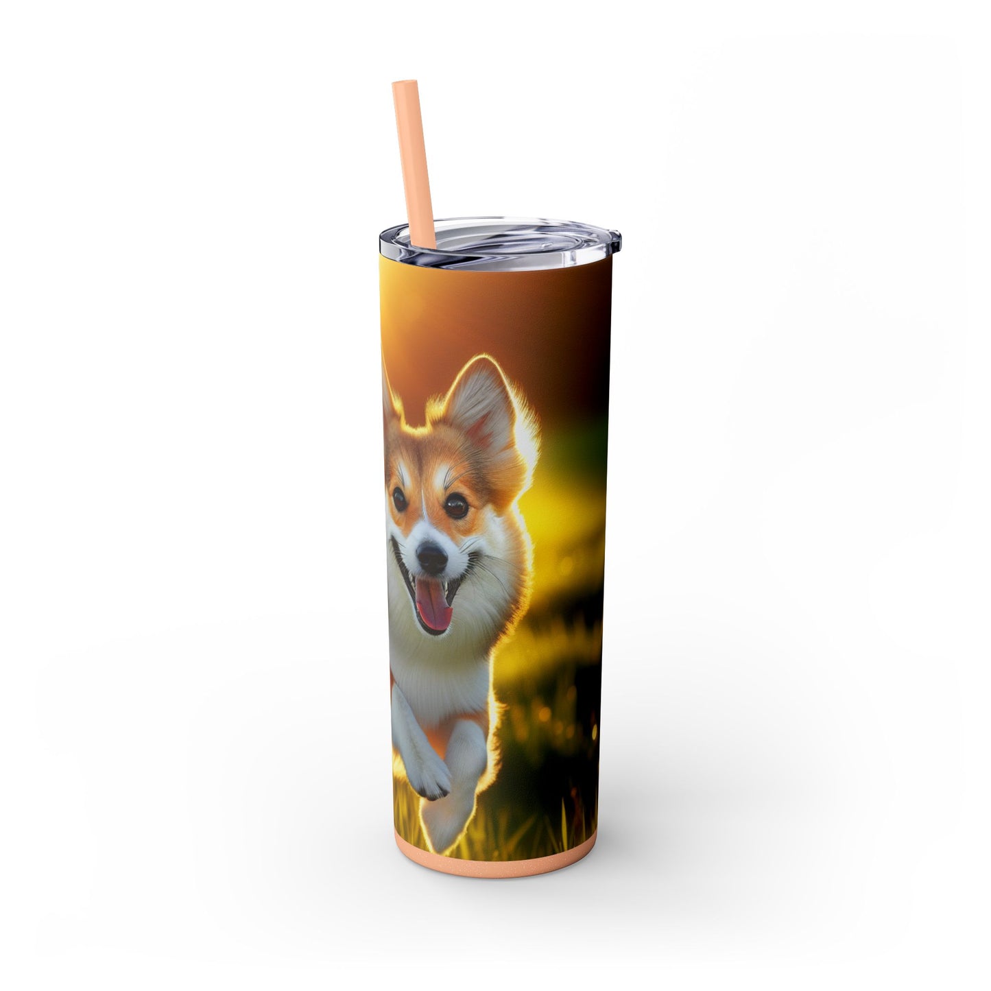 Norwegian Lundehund Tumbler with Straw, 20oz