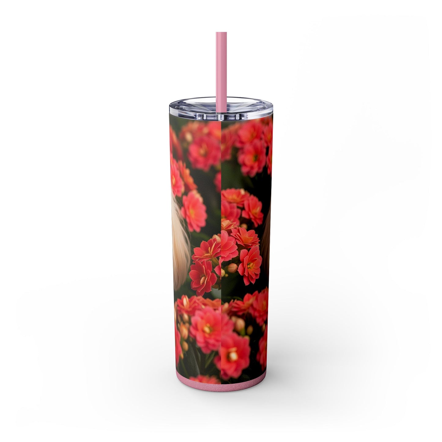 Miniature Poodle Tumbler with Straw, 20oz