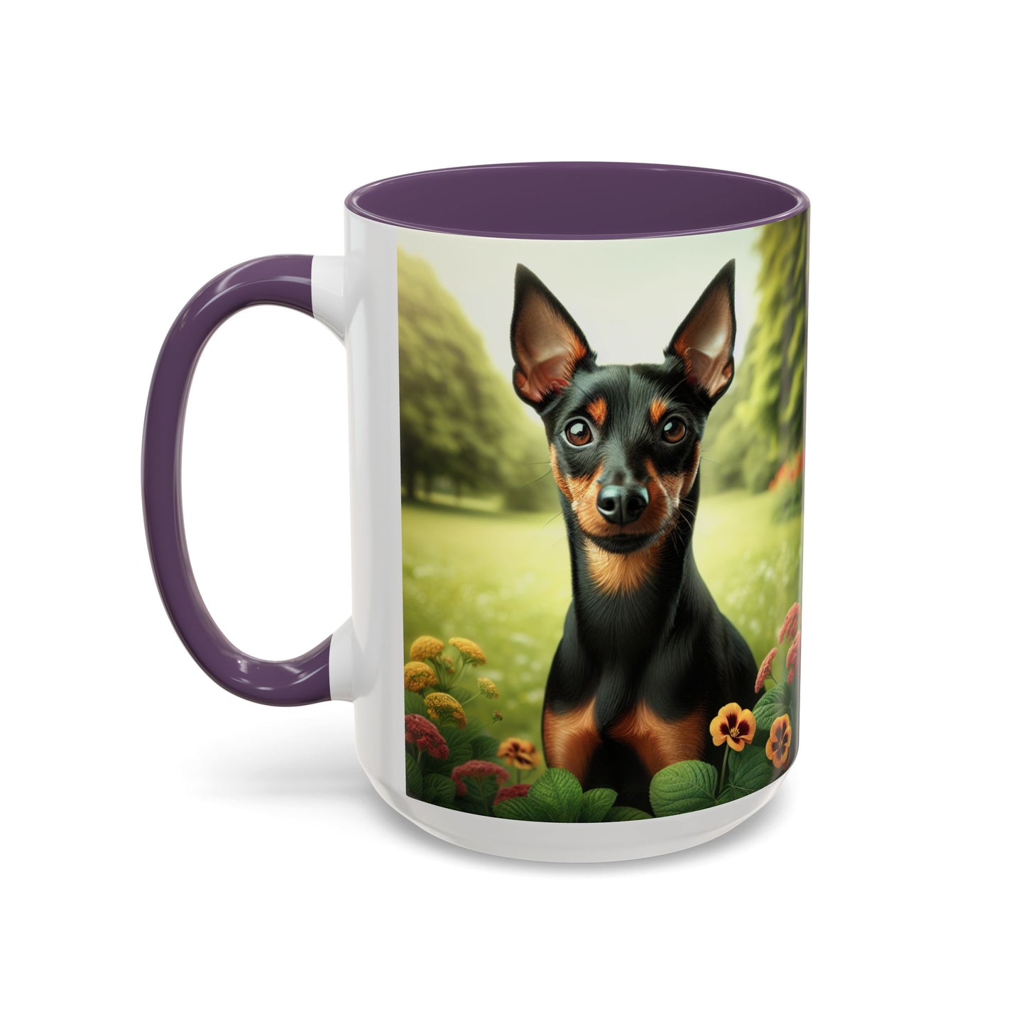 Manchester Terrier Accent Coffee Mug - Perfect Gift for Dog Lovers
