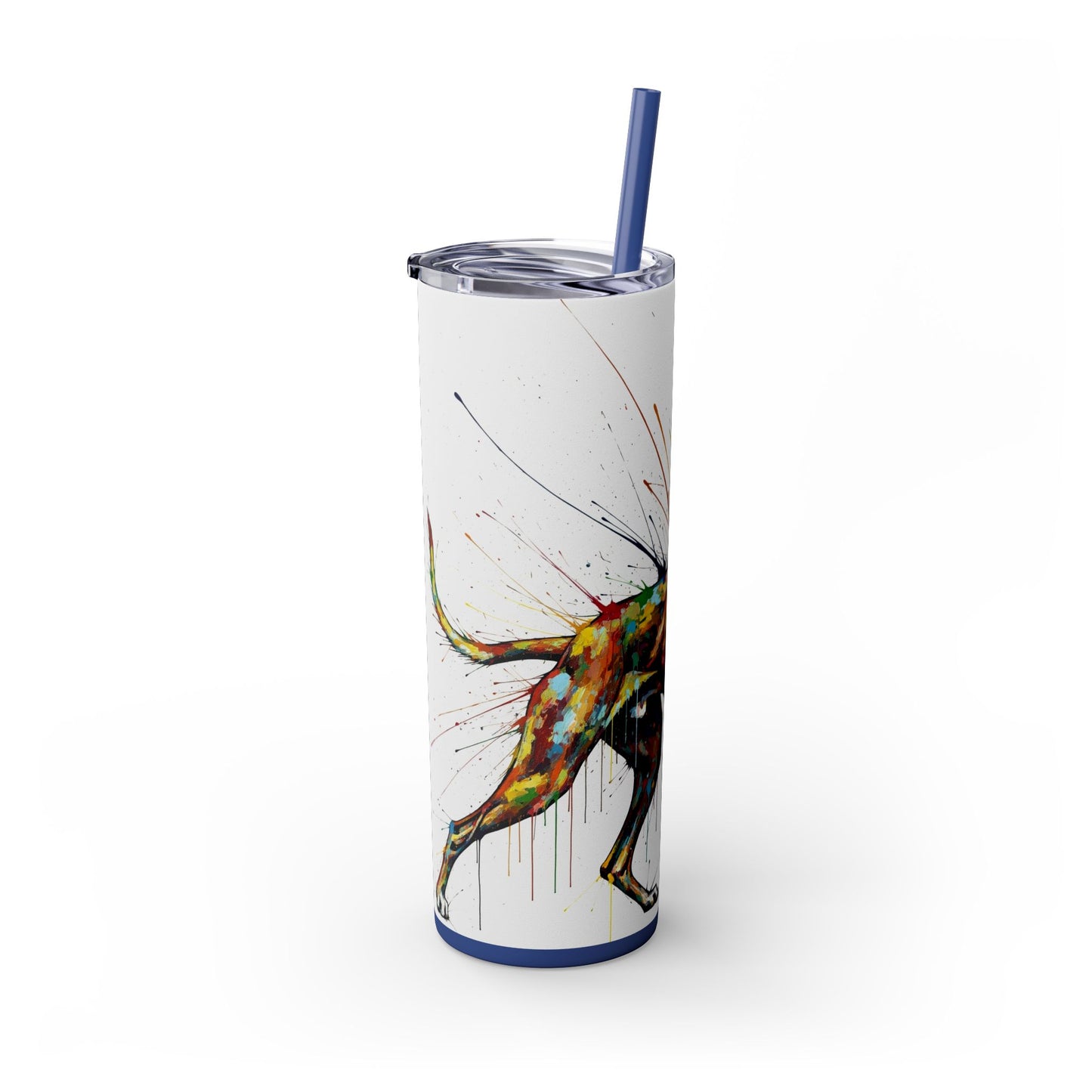Azawakh Tumbler with Straw, 20oz