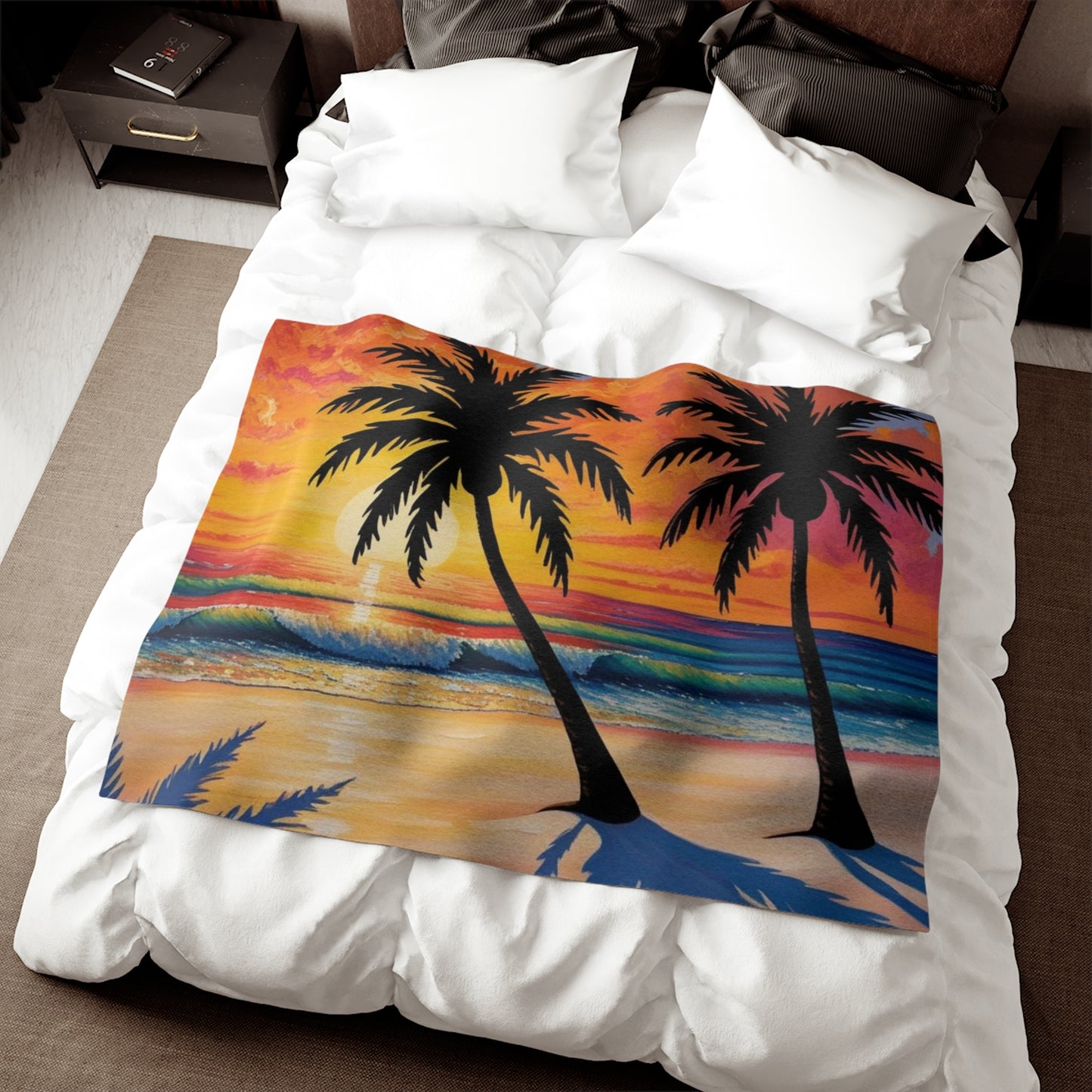 Brilliant Sunrise Sweatshirt Blanket