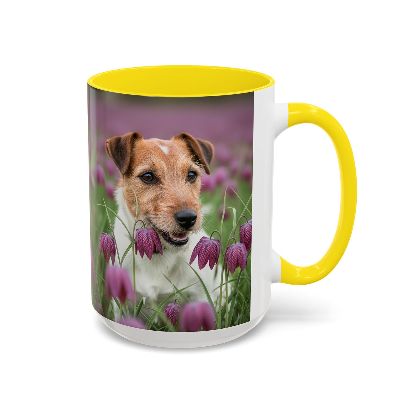 Russell Terrier Accent Coffee Mug - Perfect Gift for Dog Lovers
