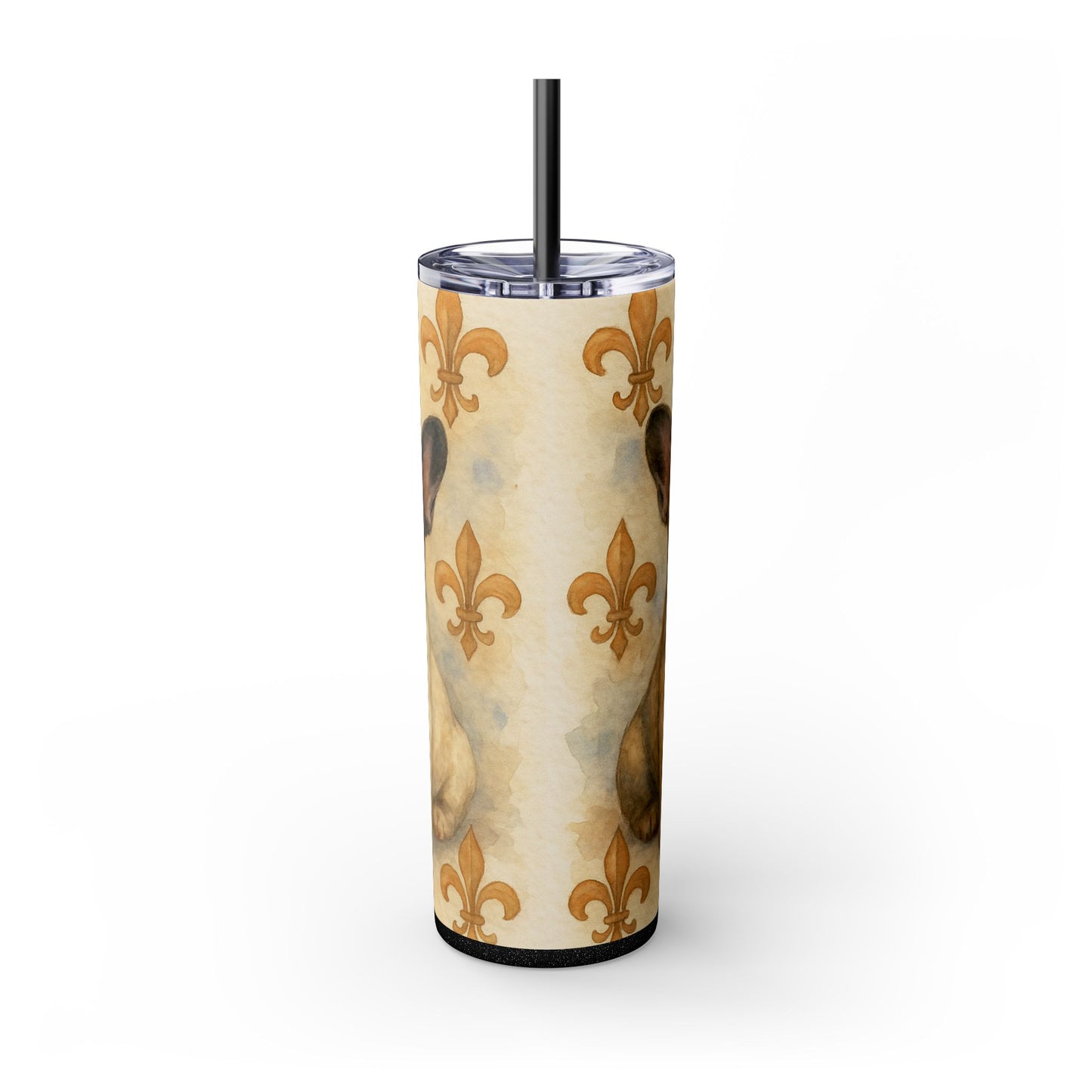 French Bulldog puppies Tumbler with Straw, 20oz