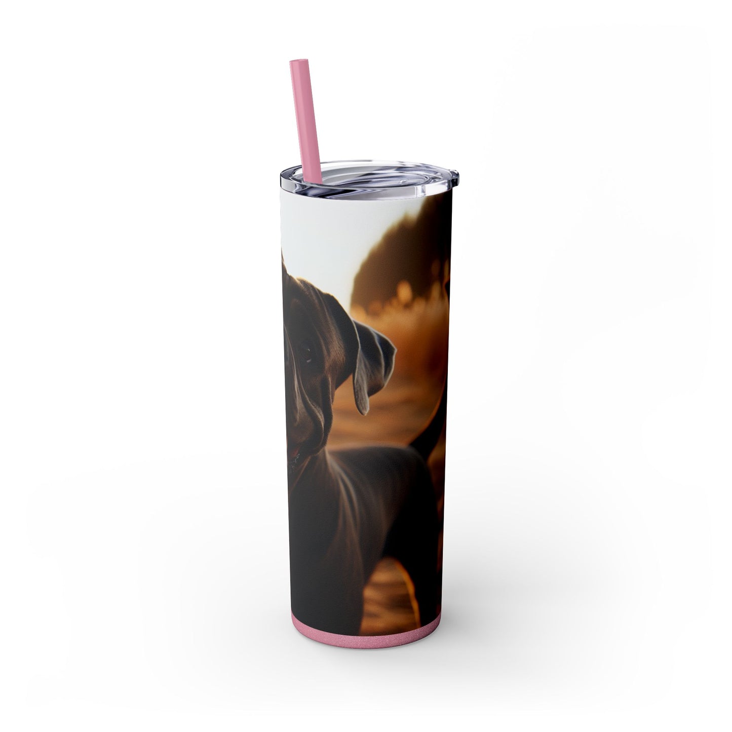 Cane Corso Tumbler with Straw, 20oz