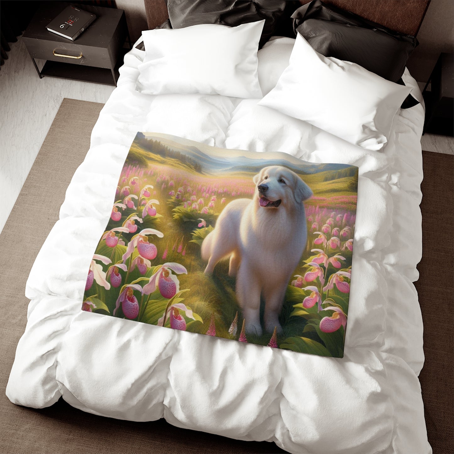 Great Pyrenees Sweatshirt Blanket