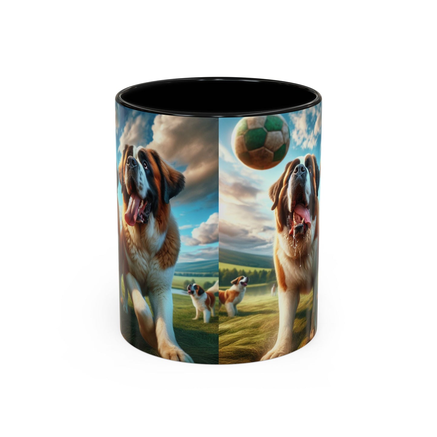 Saint Bernard Accent Coffee Mug - Perfect Gift for Dog Lovers