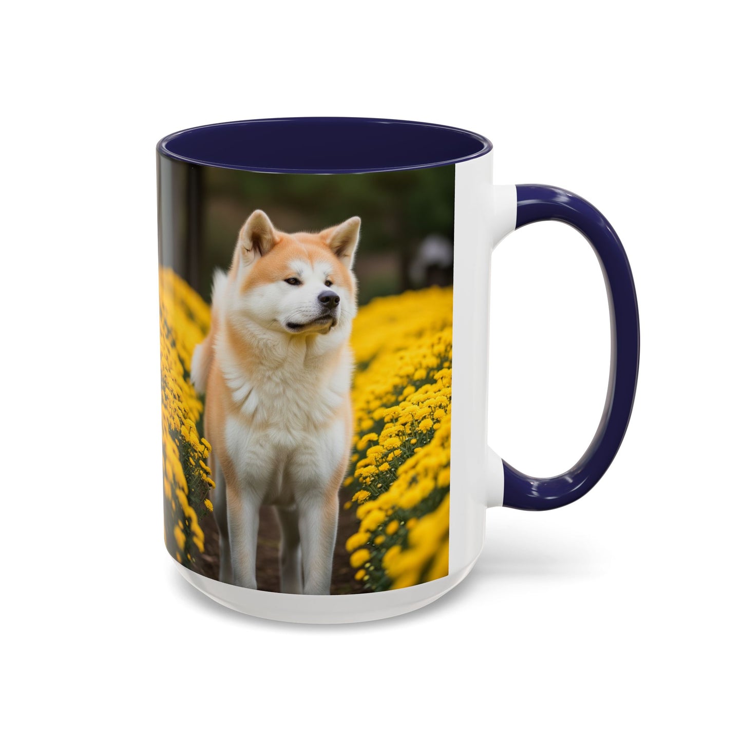 Japanese Akitainu Accent Coffee Mug - Perfect Gift for Dog Lovers